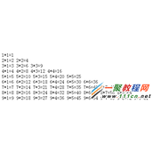 PHP新手算法 九九乘法表简单代码