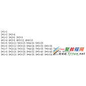 php for循环学习笔记之99乘法表
