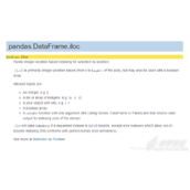 pandas.DataFrame.iloc具体使用代码解析
