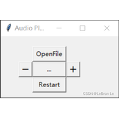 利用Python实现简易的音频播放器代码示例