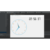 Python编程使用PyQt5制作动态钟表代码示例