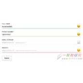 用HTML5和CSS3来验证表单的功能