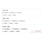 网页中怎么实现checkbox&radio对齐的教程