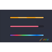 CSS3如何实现彩色进度条动画 CSS3实现彩色进度条动画代码示例