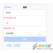 ionic使用angularjs表单验证（模板验证）