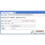 AngularJS表单操作几个例子(表单提交,表单编辑默认值)