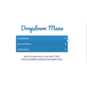 HTML+CSS3+JS如何实现下拉菜单 HTML+CSS3+JS实现下拉菜单代码示例