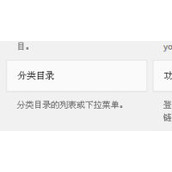 wordpress中排除分类Widget指定分类的例子