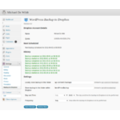 利用WordPress Backup to Dropbox插件自动备份wordpress