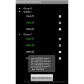 支持多项选择的ExpandableListView