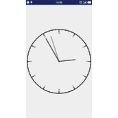 Android编程基于自定义控件实现时钟功能的方法
