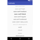 Android修改字体样式的示例代码