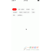 iOS实现动态自适应标签