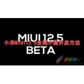 小米MIUI12.5全局小窗怎么开启 小米MIUI12.5全局小窗开启方法