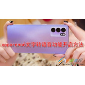 oppoReno6文字转语音功能如何开启 oppoReno6文字转语音功能开启方法