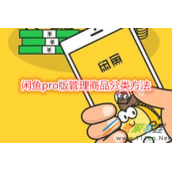闲鱼pro版怎么管理商品分类 闲鱼pro版管理商品分类方法