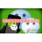微信直播怎么查看新增关注 微信直播查看新增关注方法