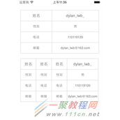 iOS中创建表格类视图WBDataGridView的实例代码