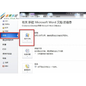 Word 2010文件加密和解除加密操作方法