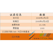 excel表格中使用Accrintm函数的方法介绍