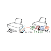 HP5820一体机检修区域卡纸如何取出