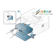 三星激光黑白打印机ML-3750ND机器屏幕显示“机器内部卡纸”，如何解决