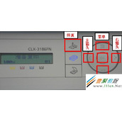 三星激光彩色多功能一体机CLX-3186FN如何设置传真暗度