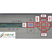 激光彩色多功能一体机CLX-3186FN如何设置复印暗度