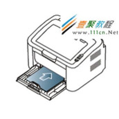 激光黑白打印机ML-1861如何在纸盘中手动进纸