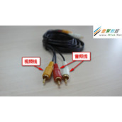 F8000液晶电视如何通过AV方式连接机顶盒?