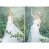 清新森系婚纱照示例