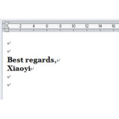 Outlook 中的段落标记等符号删除方法