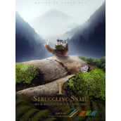 ps创意合成蜗牛背上城堡方法步骤