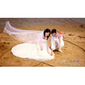 ps半透明婚纱抠图教程