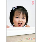 利用photoshop把可爱小女孩照片制作成黑白版画效果