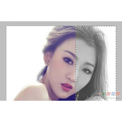 PS怎么做制作半素描效果 PS给照片制作半素描效果教程