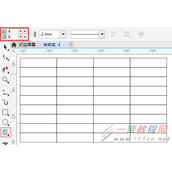 CDR图标工具怎么制作表格？CDR图标工具制作表格教程