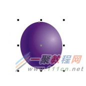 CorelDRAW X3如何绘制一串带有露珠的逼真紫葡萄？