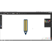 使用AI钢笔工具绘制矢量铅笔图标