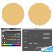 Illustrator绘制一杯写实的牛奶和超有质感的燕麦饼干教程