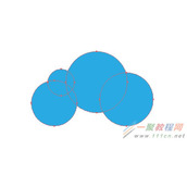 Illustrator绘制一个玻璃质感云图标教程