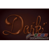 Illustrator设计创建巧克力文字效果绘制教程