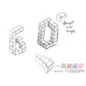 Illustrator设计矢量三维字体组合特效效果绘制教程