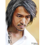 Illustrator利用网格工具绘制周星驰人像教程