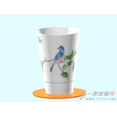 AutoCAD半透明器皿的贴图怎么制作  制作方法