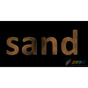 ps设计一款砂石效果的艺术字的方法介绍