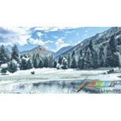 ps把风景照调成好看的雪景图的方法