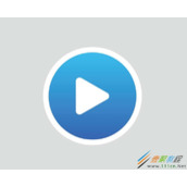 AI绘制一个蓝色的播放器按钮图标的方法