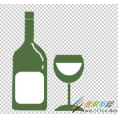 ps设计一个红酒酒瓶标志的方法