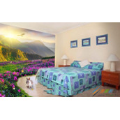 ps制作一个明亮的创意的半风景半卧室图教程